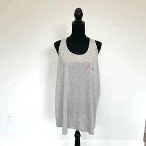 Cacique Sleep Gray Happy Tank Top